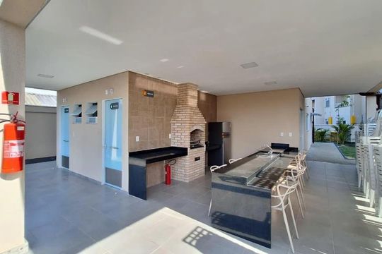 Área comum - Churrasqueira de apartamento para alugar com 2 quartos, 38m² em Lapa de Baixo, São Paulo