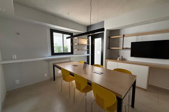 Área comum de kitnet/studio para alugar com 1 quarto, 25m² em Campos Elíseos, São Paulo
