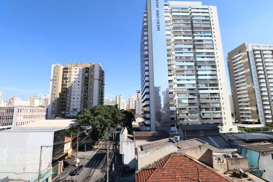 Vista  de apartamento para alugar com 1 quarto, 25m² em Santa Cecilia, São Paulo