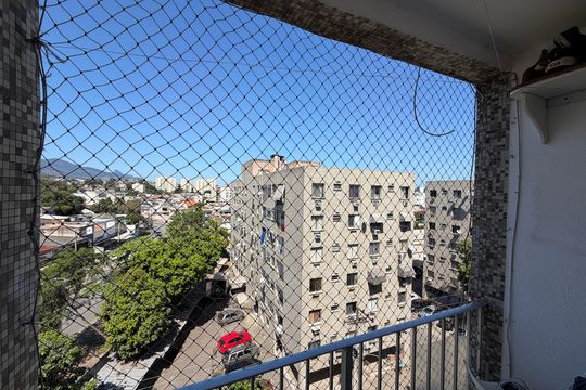 Varanda de apartamento à venda com 2 quartos, 75m² em Taquara, Rio de Janeiro