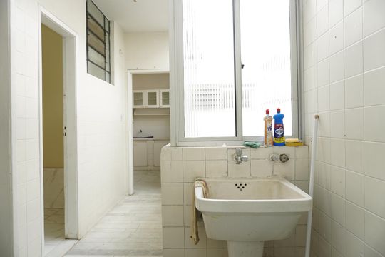 Área de Serviço de apartamento à venda com 3 quartos, 120m² em Coração Eucarístico, Belo Horizonte