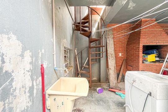 Área de Serviço de casa para alugar com 2 quartos, 59m² em Vila Pereira Barreto, São Paulo
