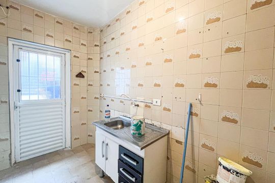 Cozinha de casa para alugar com 2 quartos, 59m² em Vila Pereira Barreto, São Paulo