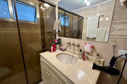 Banheiro 3 de apartamento à venda com 4 quartos, 150m² em Santo Amaro, São Paulo