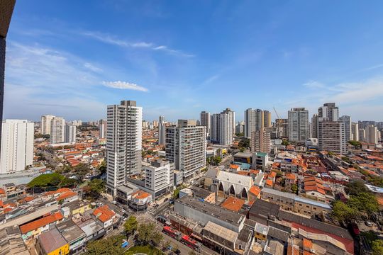 Varanda de kitnet/studio à venda com 1 quarto, 27m² em Ipiranga, São Paulo