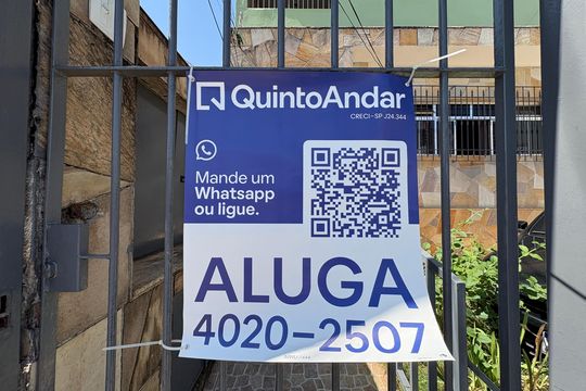 Placa de casa para alugar com 1 quarto, 55m² em Freguesia do Ó, São Paulo