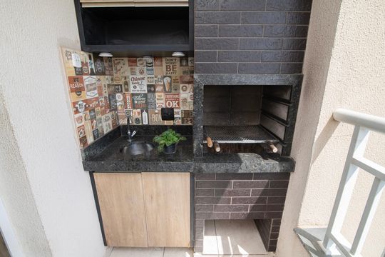 Varanda de apartamento à venda com 2 quartos, 56m² em Jardim Santa Clara do Lago Ii, Hortolândia
