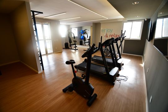 Área comum - Academia de apartamento para alugar com 2 quartos, 60m² em Loteamento Residencial Vila Bella Dom Pedro, Campinas