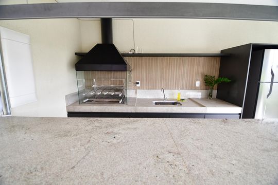 Área comum - Churrasqueira de apartamento para alugar com 2 quartos, 60m² em Loteamento Residencial Vila Bella Dom Pedro, Campinas