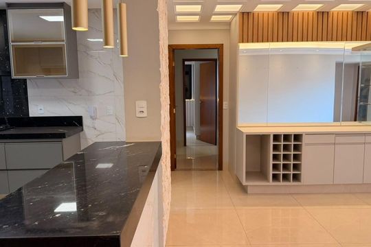 Cozinha de apartamento para alugar com 4 quartos, 165m² em Setor Bueno, Goiânia