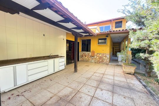 Churrasqueira de casa de condomínio à venda com 8 quartos, 757m² em Estância do Hibisco, Contagem