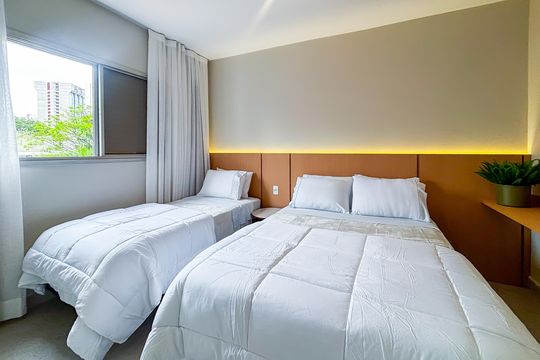 Quarto de apartamento para alugar com 1 quarto, 42m² em Paraíso, São Paulo