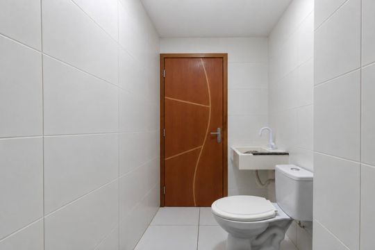 Banheiro de casa para alugar com 2 quartos, 70m² em Campo Grande, Rio de Janeiro