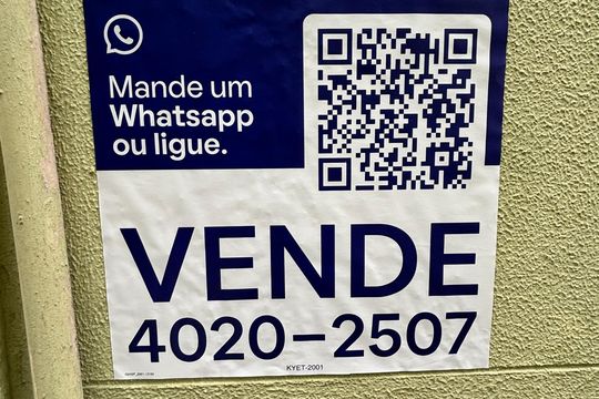 Placa de apartamento à venda com 2 quartos, 50m² em Residencial Morada dos Lagos, Barueri