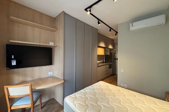 Studio de kitnet/studio para alugar com 1 quarto, 28m² em Pinheiros, São Paulo