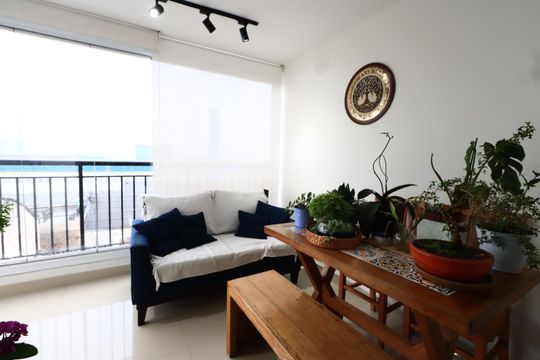Sacada de apartamento à venda com 2 quartos, 70m² em Tatuapé, São Paulo