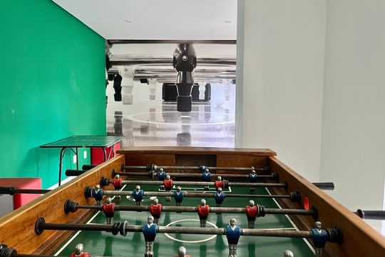 Área Comum - Sala de jogos de apartamento para alugar com 2 quartos, 52m² em Vila Progresso, Campinas