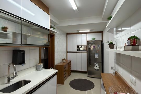 Cozinha de apartamento à venda com 3 quartos, 113m² em Planalto, São Bernardo do Campo