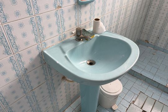 Banheiro de apartamento para alugar com 4 quartos, 117m² em Estuário, Santos