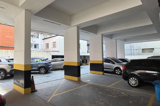 Área comum de kitnet/studio para alugar com 1 quarto, 33m² em Gonzaga, Santos