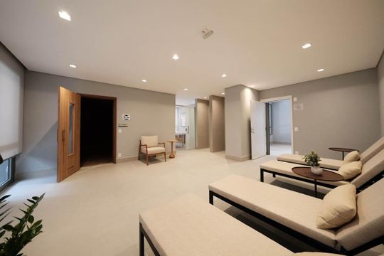 Área comum de apartamento para alugar com 2 quartos, 48m² em Vila Guilhermina, São Paulo