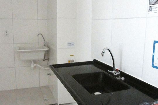 Cozinha de apartamento à venda com 2 quartos, 38m² em Vila Isa, São Paulo