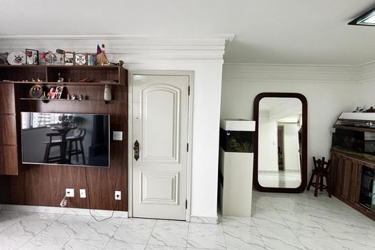 Sala - Sala de Jantar de apartamento à venda com 3 quartos, 149m² em Vila Curuçá, Santo André