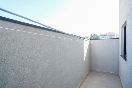 Varanda dos quartos de apartamento à venda com 2 quartos, 53m² em Campestre, São Caetano do Sul