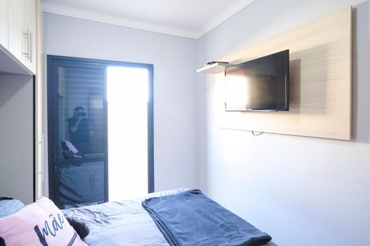 Quarto 1 de apartamento à venda com 2 quartos, 53m² em Campestre, São Caetano do Sul