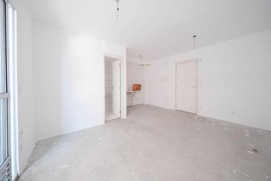 Sala/Cozinha de apartamento para alugar com 1 quarto, 24m² em Vila Ré, São Paulo