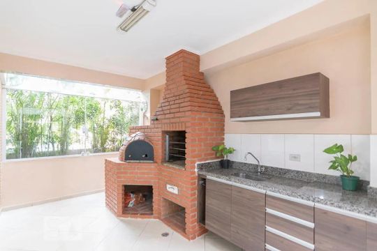 Área comum - Churrasqueira de apartamento à venda com 1 quarto, 77m² em Jardim do Mar, São Bernardo do Campo