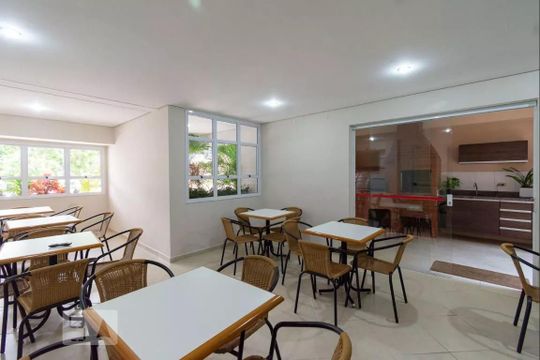 Área comum - Salão de festas de apartamento à venda com 1 quarto, 77m² em Jardim do Mar, São Bernardo do Campo