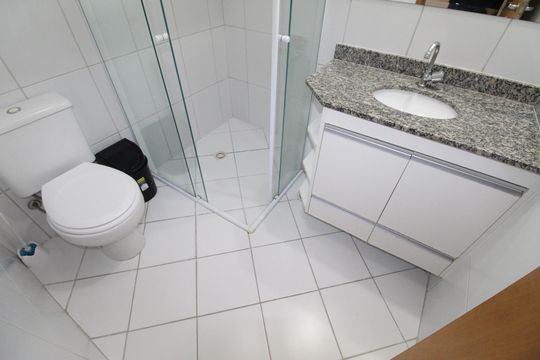 Banheiro de apartamento para alugar com 2 quartos, 93m² em Jardim Satélite, São José dos Campos