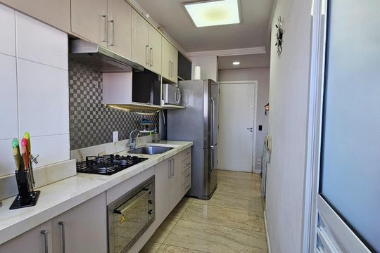 Cozinha de apartamento à venda com 2 quartos, 54m² em Jardim Imperador, Guarulhos