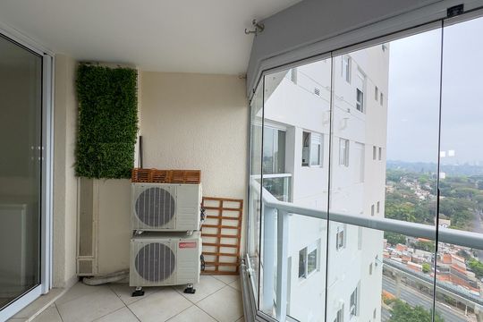 Sacada de apartamento para alugar com 1 quarto, 47m² em Campo Belo, São Paulo