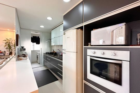 Cozinha de apartamento à venda com 3 quartos, 87m² em Centro, São Bernardo do Campo