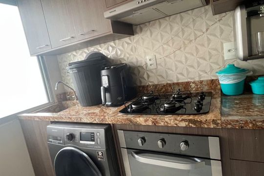 Área de Serviço de apartamento para alugar com 2 quartos, 52m² em Vila Urupes, Suzano