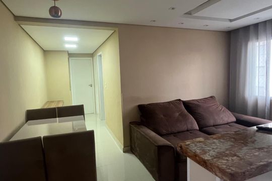 Sala de apartamento para alugar com 2 quartos, 52m² em Vila Urupes, Suzano