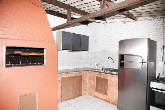 Área Comum - Salão + Churrasqueira de apartamento à venda com 3 quartos, 98m² em Menino Deus, Porto Alegre