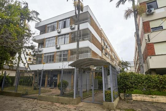 Fachada de apartamento à venda com 3 quartos, 98m² em Menino Deus, Porto Alegre
