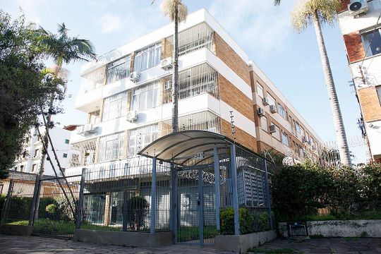 Fachada de apartamento à venda com 3 quartos, 98m² em Menino Deus, Porto Alegre