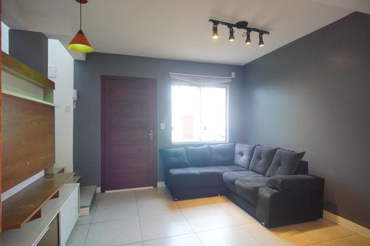 sala de casa de condomínio à venda com 2 quartos, 73m² em Operário, Novo Hamburgo