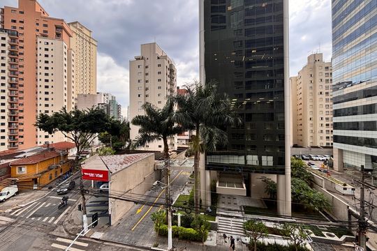 Vista de kitnet/studio à venda com 1 quarto, 37m² em Vila Olímpia, São Paulo