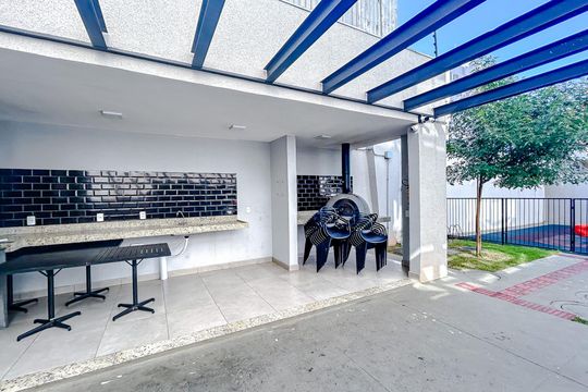 Área comum - Churrasqueira de apartamento para alugar com 2 quartos, 42m² em Vila Aricanduva, São Paulo