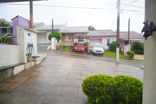 Vista da Suíte de casa de condomínio à venda com 2 quartos, 76m² em Rincão, Novo Hamburgo