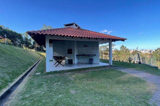 Área comum - Churrasqueira de apartamento para alugar com 2 quartos, 54m² em Pedra Branca, Palhoça