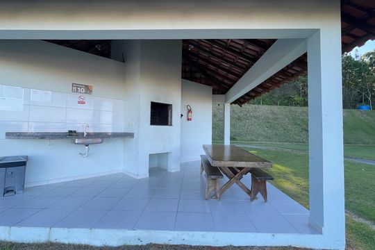 Área comum - Churrasqueira de apartamento para alugar com 2 quartos, 54m² em Pedra Branca, Palhoça