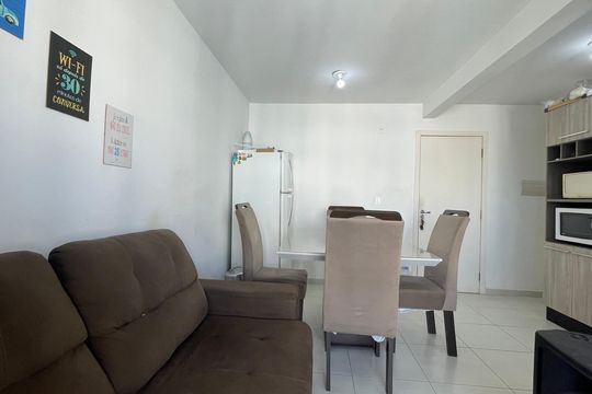 Sala de apartamento para alugar com 2 quartos, 54m² em Pedra Branca, Palhoça