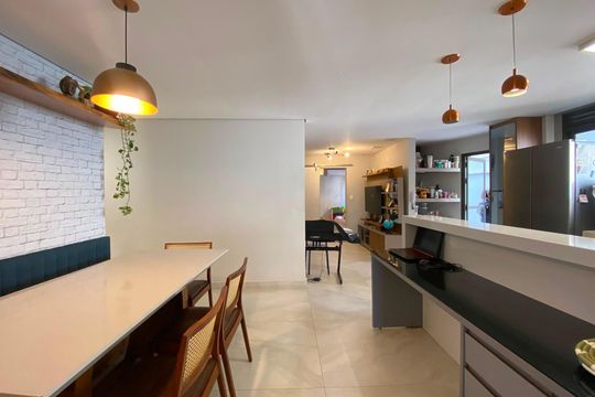 Sala/Cozinha de apartamento à venda com 3 quartos, 151m² em Marçola, Belo Horizonte