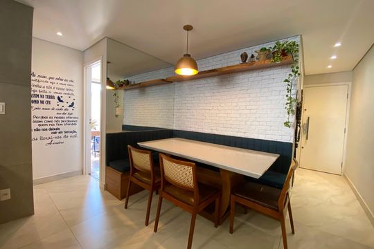 Sala/Cozinha de apartamento à venda com 3 quartos, 151m² em Marçola, Belo Horizonte